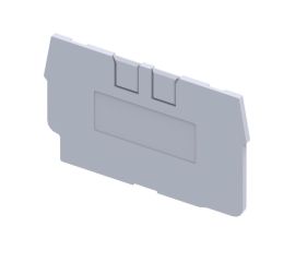 Перегородка концевая и разделительная для клеммной колодки