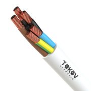 Провод TOKOV ELECTRIC ПВС 5х4(4х4+1х4) 380В Б (м) 1945507