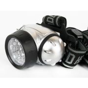 Фонарь налобный LED 5353 19LED 4 режима 3хR03 металлик Ultraflash 10262