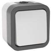 Выключатель кнопочный 1-кл. ОП TORS TS210 10А IP55 бел. IEK TS-V14-0-10-55-K41